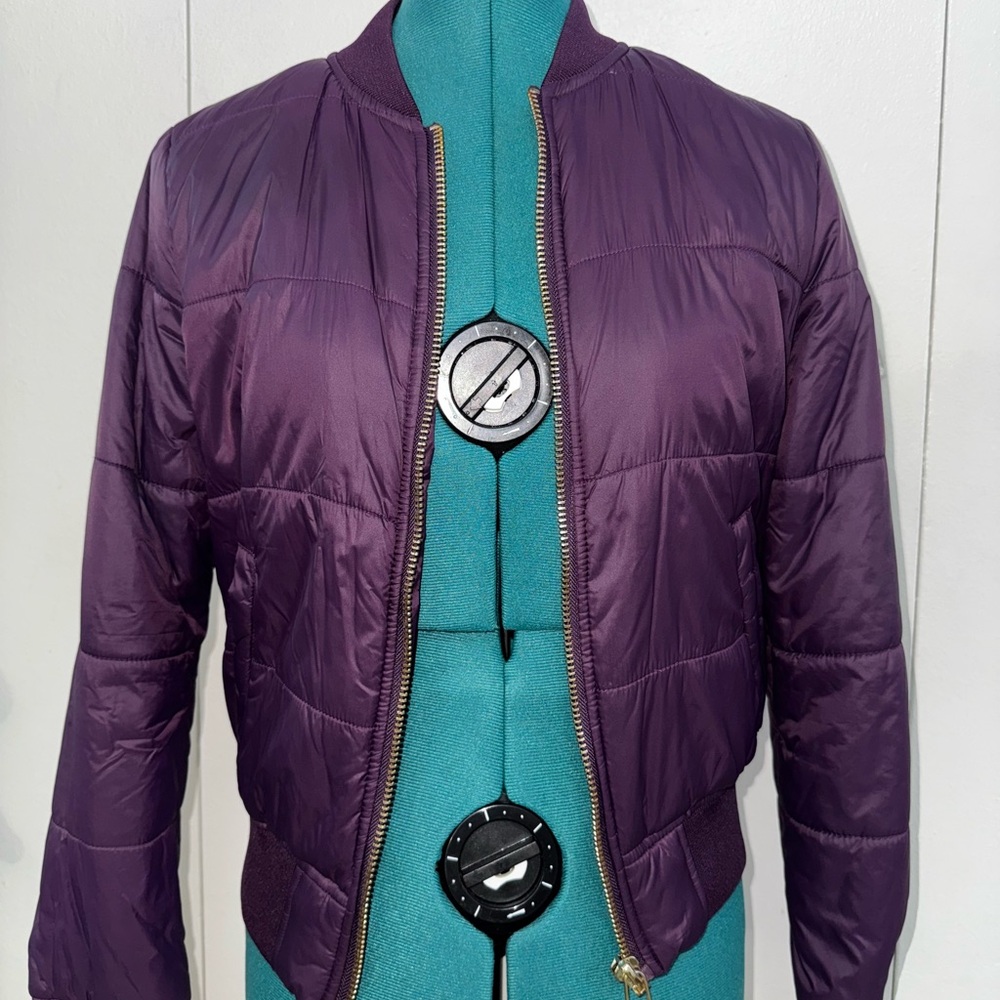 Women's Purple Bomber Jacket